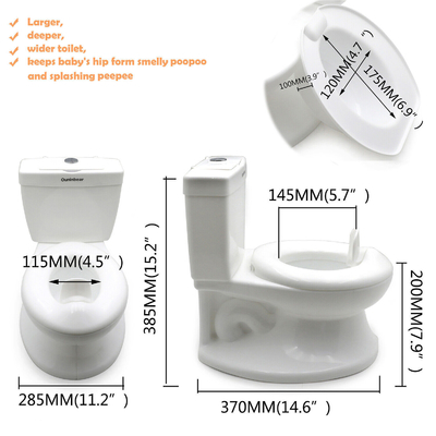 Eco-Friendly EN-71 Certificato Kids Potty Toilet con logo personalizzato