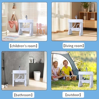 Grandi vaschette per bambini di tipo quadrato Vendita a caldo Norme di sicurezza Bianco / rosa Colore personalizzato