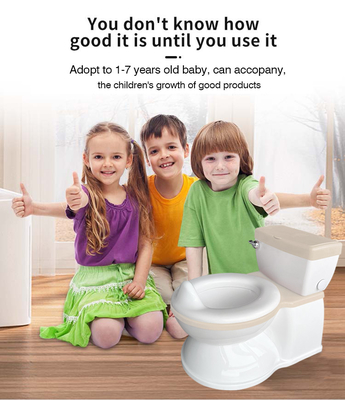 Plastico eco-friendly 3 colori Baby Potty Sedile di allenamento per uso domestico ed esterno con logo personalizzato