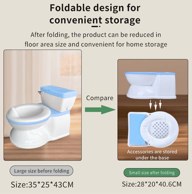Babyhood Potty Plastic Baby Potty Chair Eco Friendly Plastic BEAR OEM Logo personalizzato