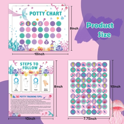 Graffiti Sticker Potty Training Chart Colorato Per Piccoli Bambini Ragazzo Ragazza