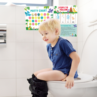 Graffiti Sticker Potty Training Chart Colorato Per Piccoli Bambini Ragazzo Ragazza