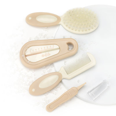 Spazzola per la cura del bambino morbida, termometro dell' acqua di bagno per la cura della testa del neonato