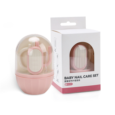 Set per la cura delle unghie per neonati a forma di cactus speciale anti pizzico Carne per neonati forbici di sicurezza tagliaunghie Prodotti per bambini