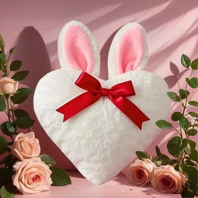 Cospino Cuore Bianco Cuscino Giocattolo Cospini regalo San Valentino Cospini Decorativi, Decorazioni Nuziali
