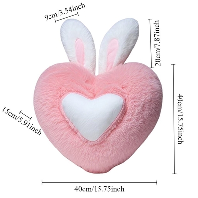 Dolce cuscino a forma di cuore cuscino da letto morbido Decorazione del soggiorno Regali di San Valentino Comodo cuscino di amore Divano cuscino