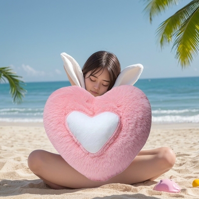 Dolce cuscino a forma di cuore cuscino da letto morbido Decorazione del soggiorno Regali di San Valentino Comodo cuscino di amore Divano cuscino