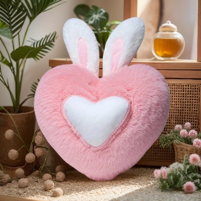 Dolce cuscino a forma di cuore cuscino da letto morbido Decorazione del soggiorno Regali di San Valentino Comodo cuscino di amore Divano cuscino
